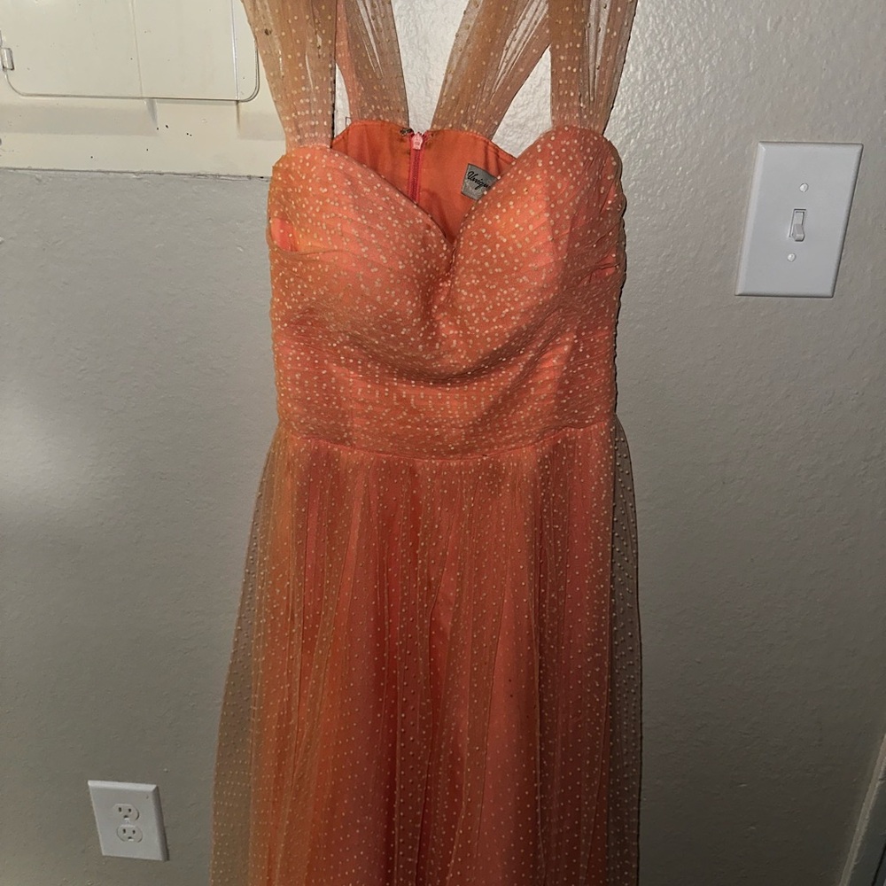 Pink Polka Dot Tulle Dress
